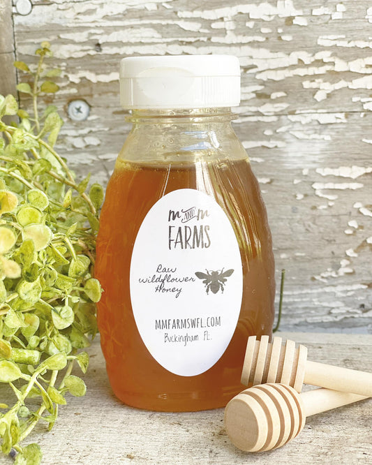 1/2 lb Raw Unfiltered Honey