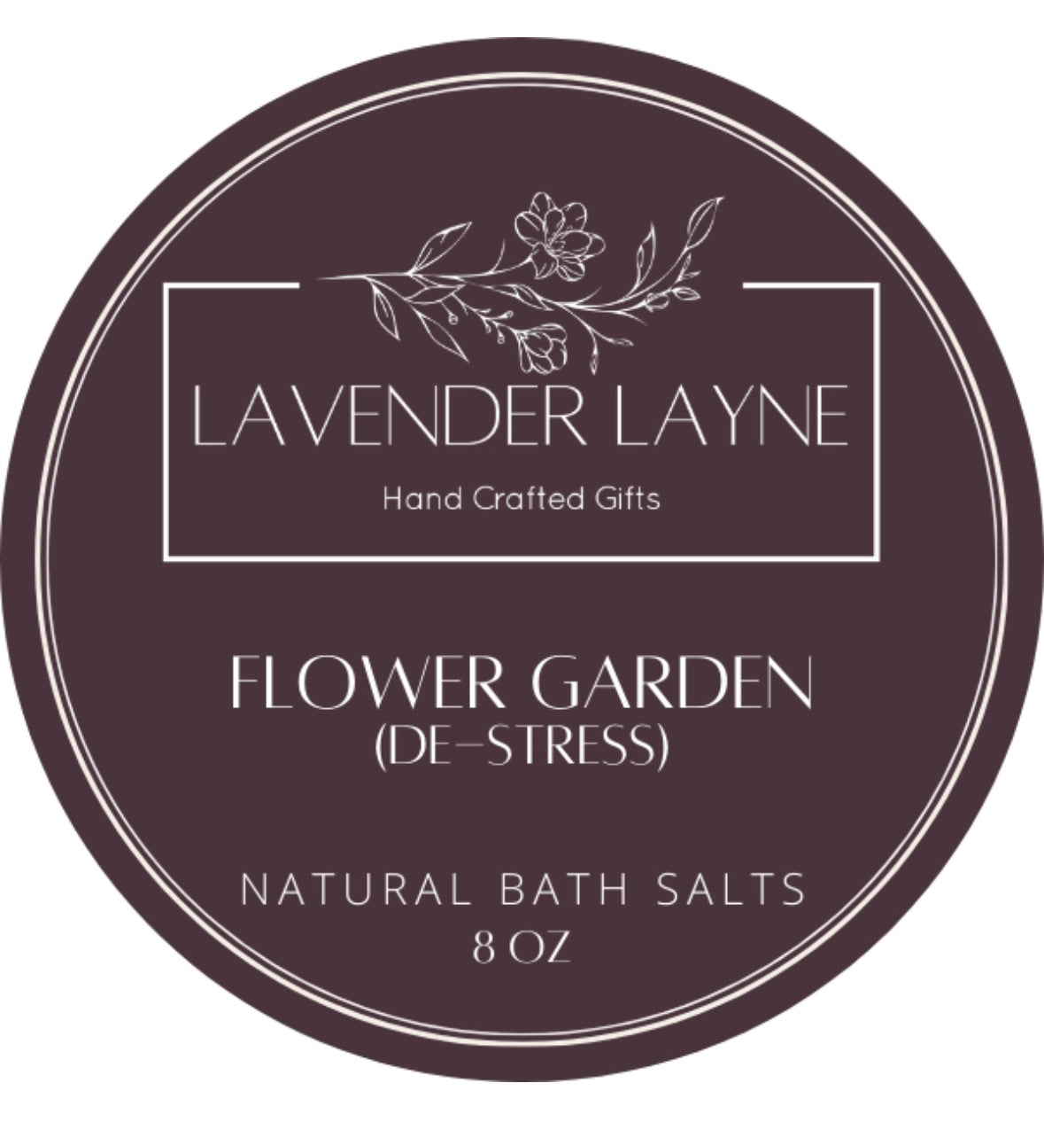 Flower Garden- De stress- Bath Salt