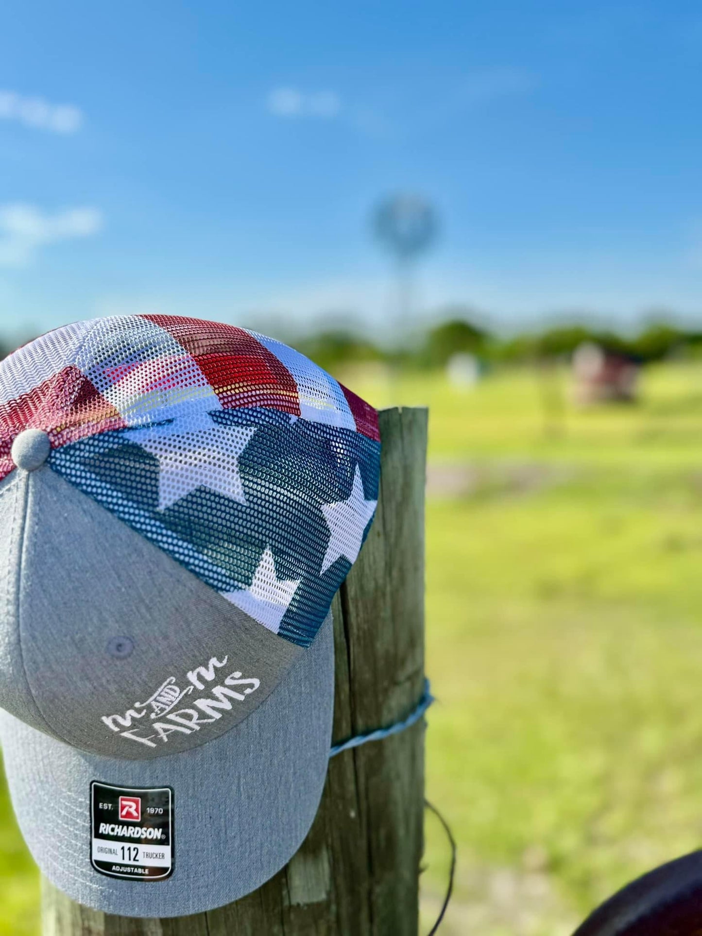 M&M Farms Embroidered Richardson Hat