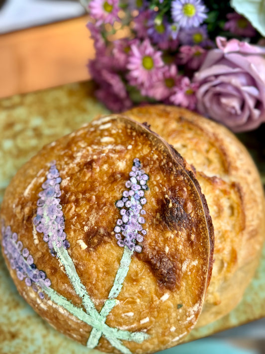 Hand Painted Homemade Sourdough