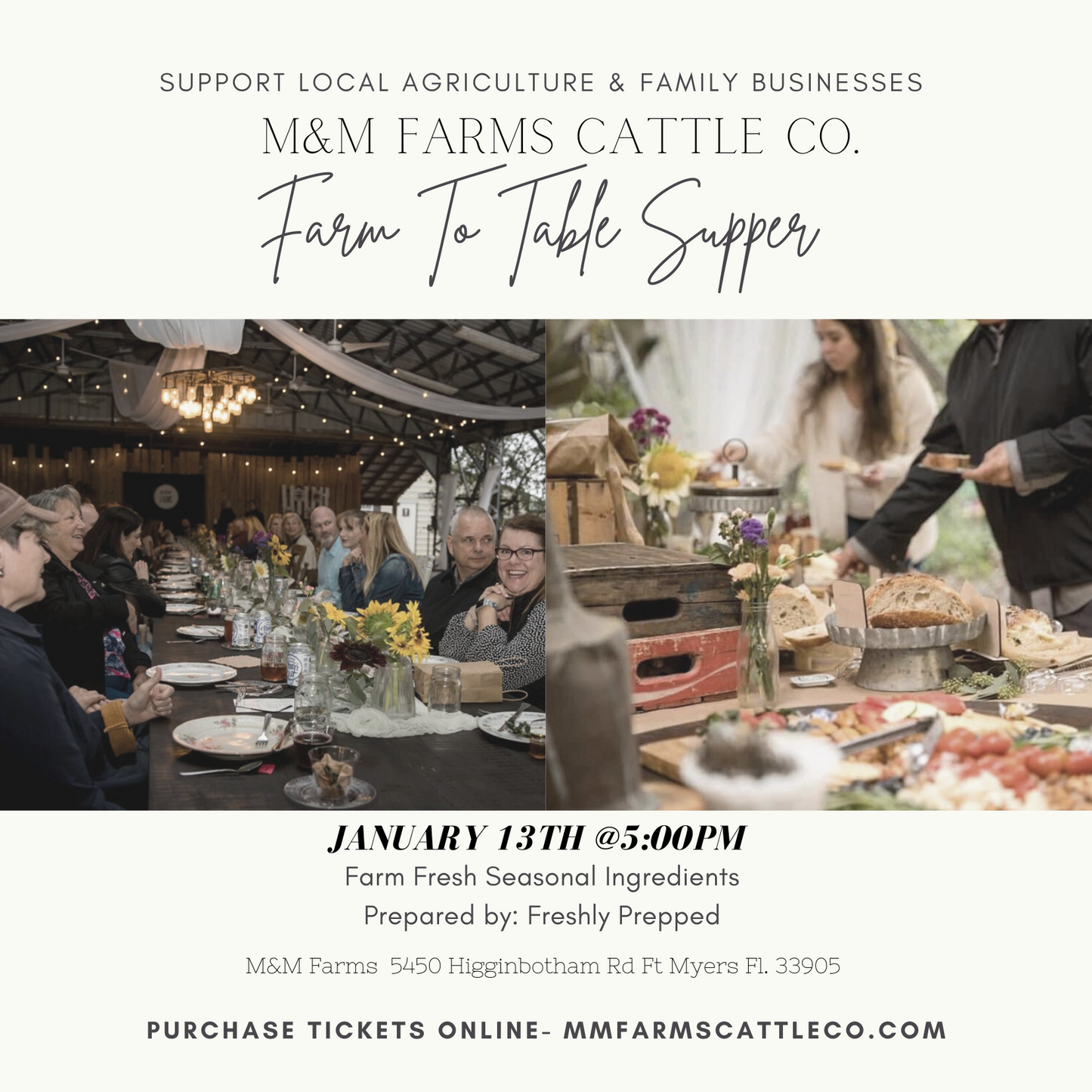 Farm To Table Supper